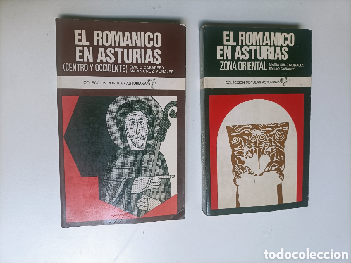 Libros de segunda mano: En rom&aacute;nico en Asturias.2 tomos. Emilio Casares y Mar&iacute;a Cruz Morales temas asturianos