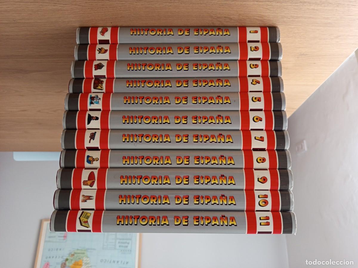 Libros de segunda mano: GENIAL 11 TOMOS. HISTORIA DE ESPA&Ntilde;A EN C&Oacute;MIC / EDITORIAL ROASA / A&Ntilde;O 1990 / COMPLETA.