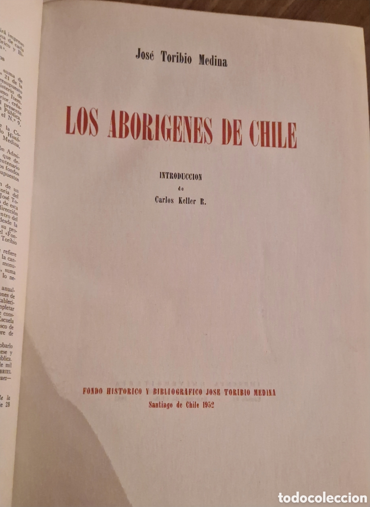 Libros de segunda mano: Los Abor&iacute;genes de Chile - Foto 1