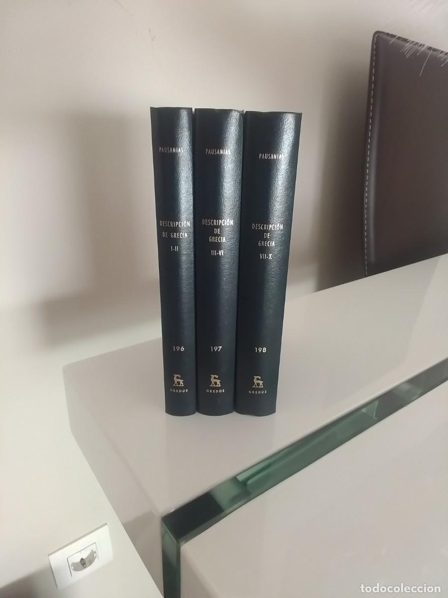 Libros de segunda mano: Pausanias. Descripci&oacute;n de Grecia. Biblioteca Cl&aacute;sica Gredos. Vol&uacute;menes 196, 197, 198 (cl&aacute;sicos)