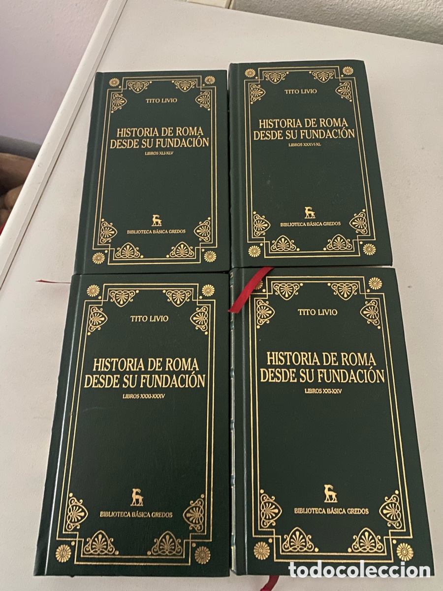Libros de segunda mano: Historia De Roma Desde Su Fundacion Tito Livio N 60,62,63 y 64