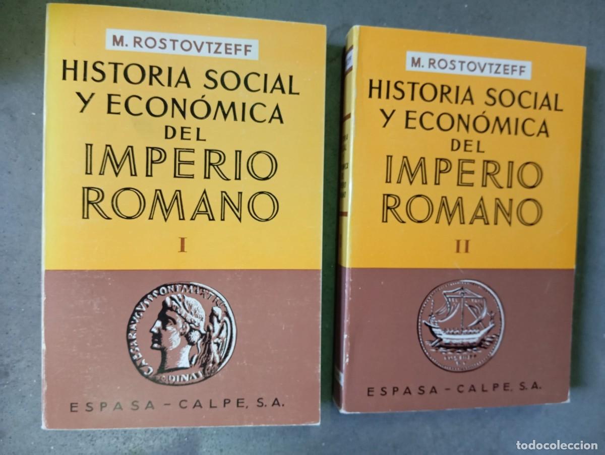 Libros de segunda mano: Historia social y econ&oacute;mica del Imperio Romano (2vol)/ Espasa-Calpe, 1962