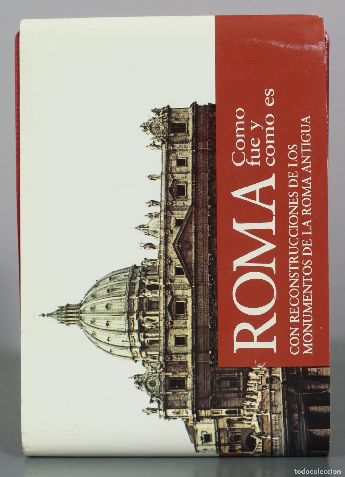 Libros de segunda mano: Roma como fue y como es con reconstrucciones de los monumentos de la roma antigua - Ediciones Vision