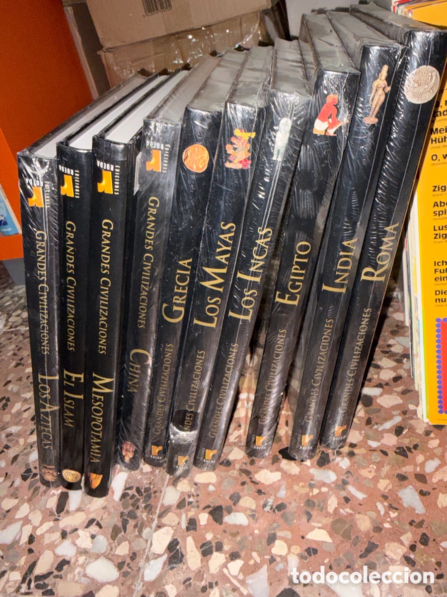 Libros de segunda mano: GRANDES CIVILIZACIONES. 10 TOMOS (COMPLETA) ED. RUEDA.islam Roma India