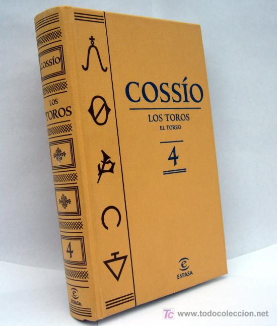 Libros de segunda mano: COSSIO - LOS TOROS  - VOLUMEN 4 - EL TOREO - Foto 1