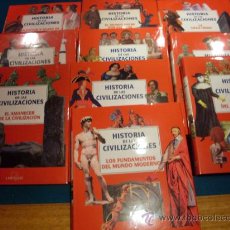 Libros de segunda mano: HISTORIA DE LAS CIVILIZACIONES. COLECCION COMPLETA EN 10 TOMOS LAROUSSE .