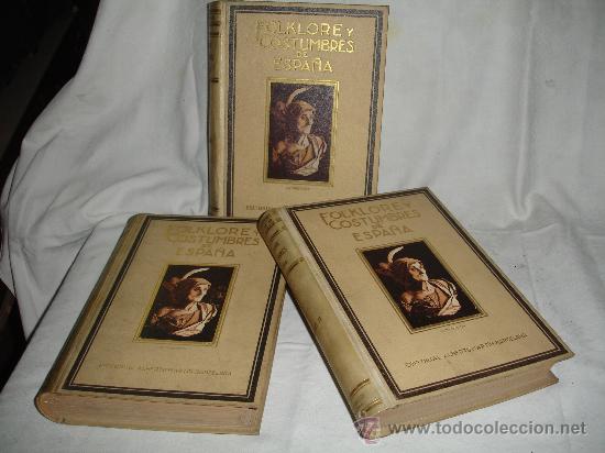 Libros de segunda mano: Folklore y costumbres de Espa&ntilde;a, edici&oacute;n de 1943 - Foto 1