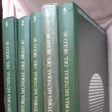 Libros de segunda mano: HISTORIA MUNDIAL DEL SIGLO XX. COMPLETA 5 VOLUMENES.