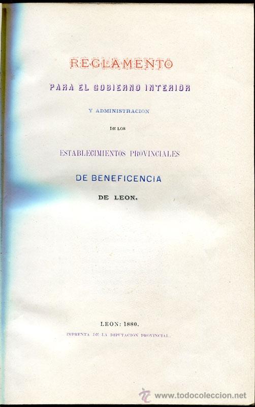 Libros de segunda mano: Establecimientos provinciales de beneficencia de Le&oacute;n - Foto 1