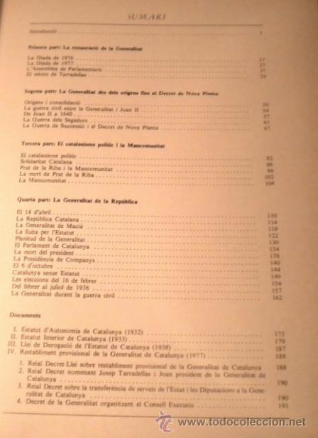 Libros de segunda mano: La Generalitat de Catalunya en la Hist&ograve;ria - Foto 7