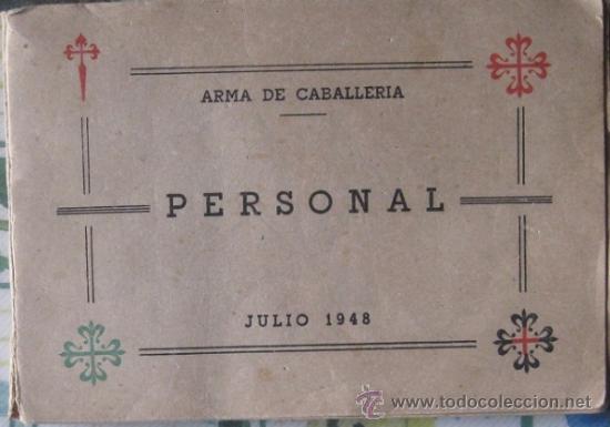 Libros de segunda mano: ARMA DE CABALLER&Iacute;A. PERSONAL. JULIO 1948 - Foto 1