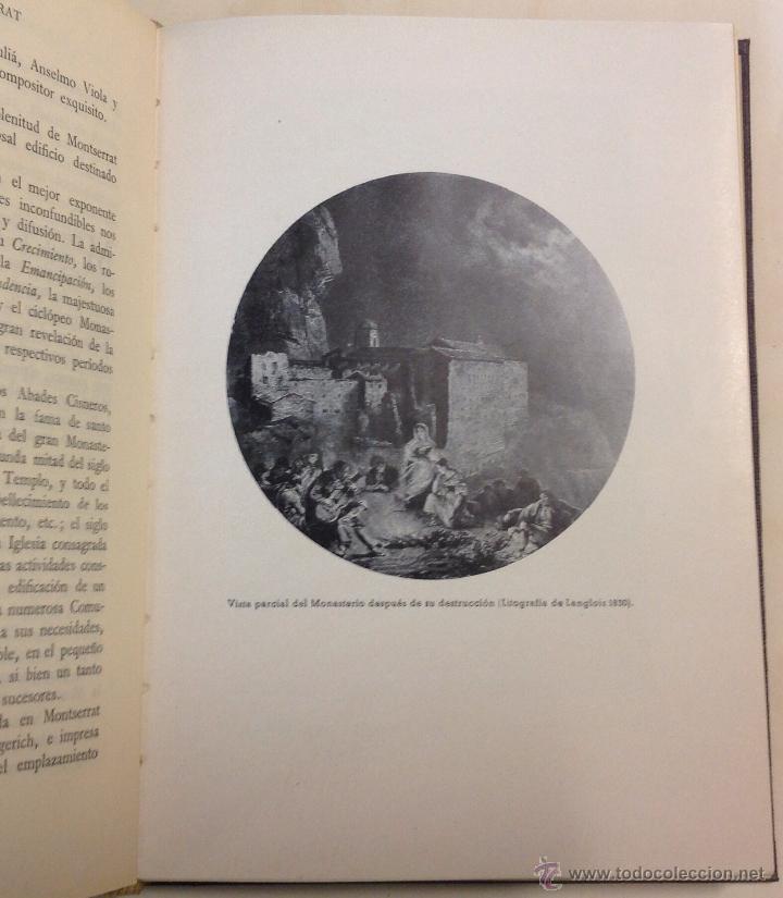 Libros de segunda mano: HISTORIA DE MONTSERRAT. ALBAREDA, Anselmo M. - Foto 3