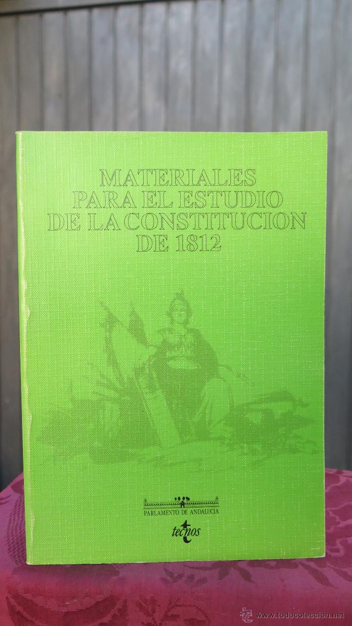 Libros de segunda mano: MATERIALES PARA EL ESTUDIO DE LA CONSTITUCION DE 1812. VV.AA - Foto 1