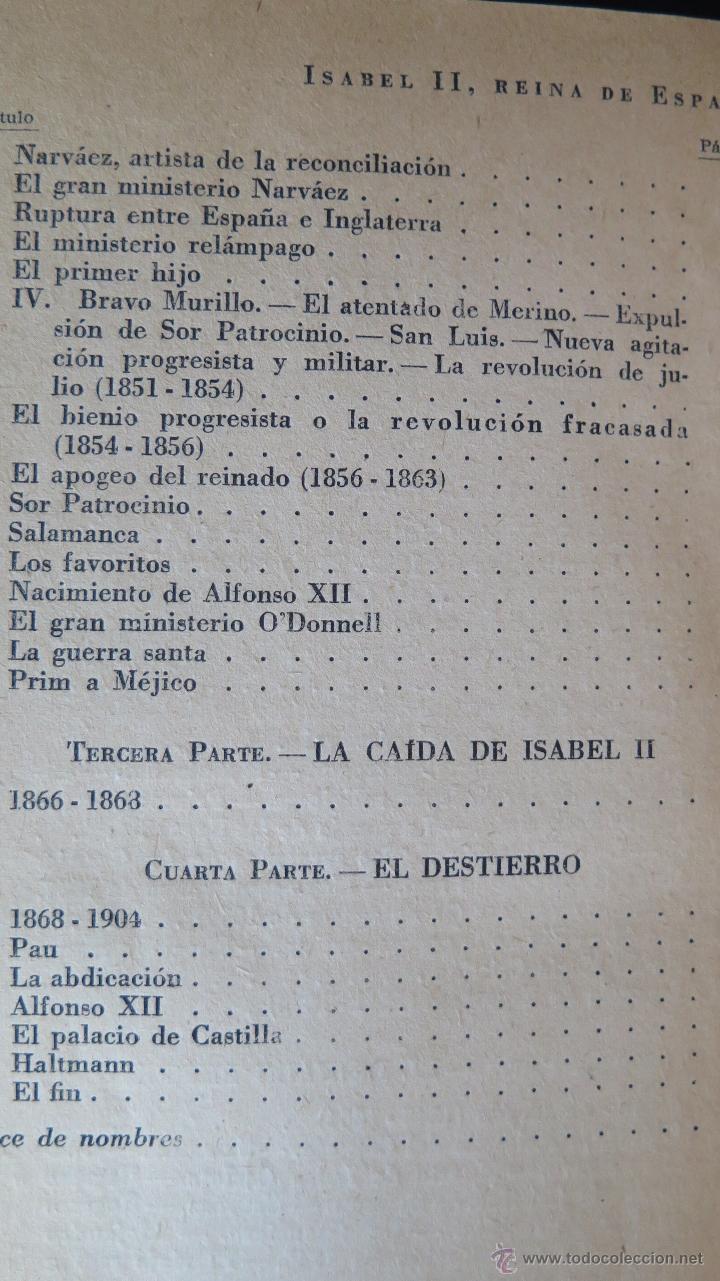 Libros de segunda mano: ISABEL II. REINA DE ESPA&Ntilde;A - Foto 4