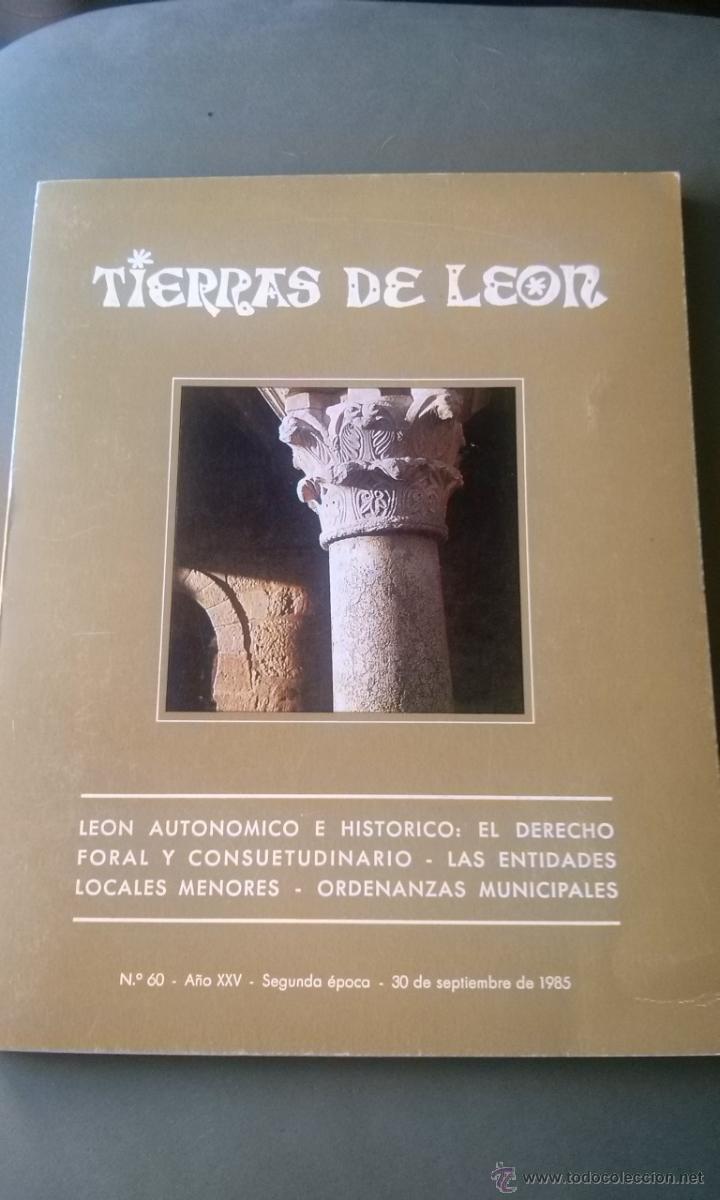 Libros de segunda mano: TIERRAS DE LE&Oacute;N . N&ordm; 60 .- 1985 - Foto 1