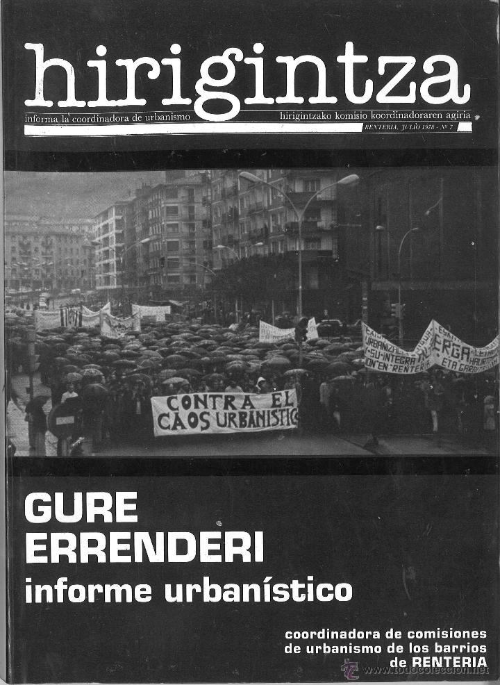 Libros de segunda mano: Hirigintza. Coordinadora urban&iacute;stica de Renter&iacute;a. 1978