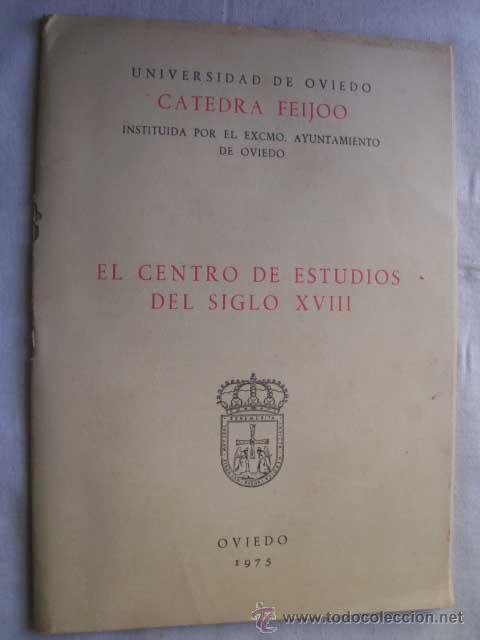 Libros de segunda mano: EL CENTRO DE ESTUDIOS DEL SIGLO XVIII. 1975 - Foto 1