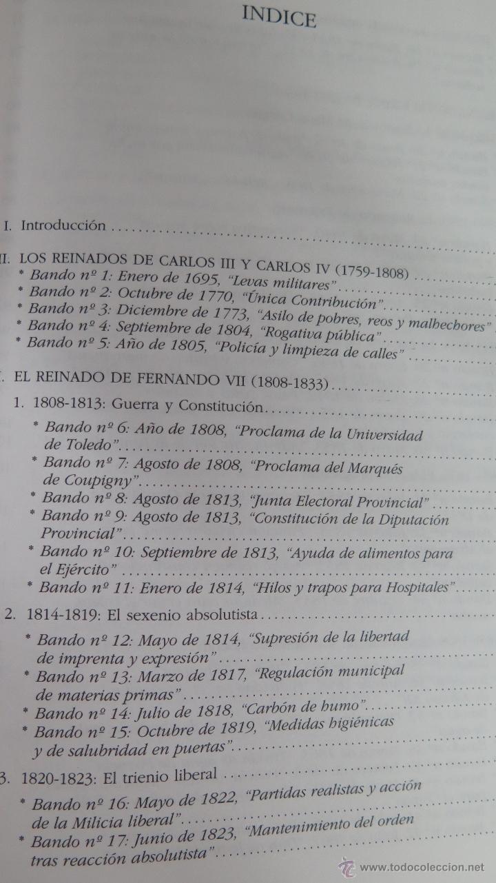 Libros de segunda mano: BANDOS Y PROCLAMAS EN EL TOLEDO DECIMONONICO. LUIS LORENTE - Foto 2