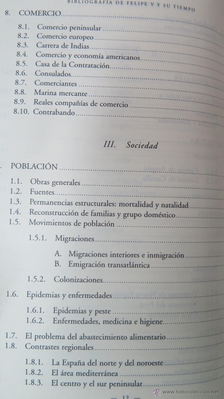 Libros de segunda mano: BIBLIOGRAFIA DE FELIPE V. VV.AA - Foto 7