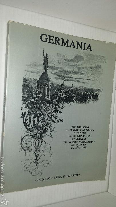 Libros de segunda mano: GERMANIA.DOS MIL A&Ntilde;OS DE HISTORIA ALEMANA EN 243 GRABADOS FASCIMILES 1980