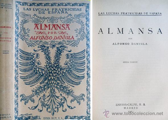 Libros de segunda mano: DANVILA, Alfonso.  Almansa.  1954. - Foto 1