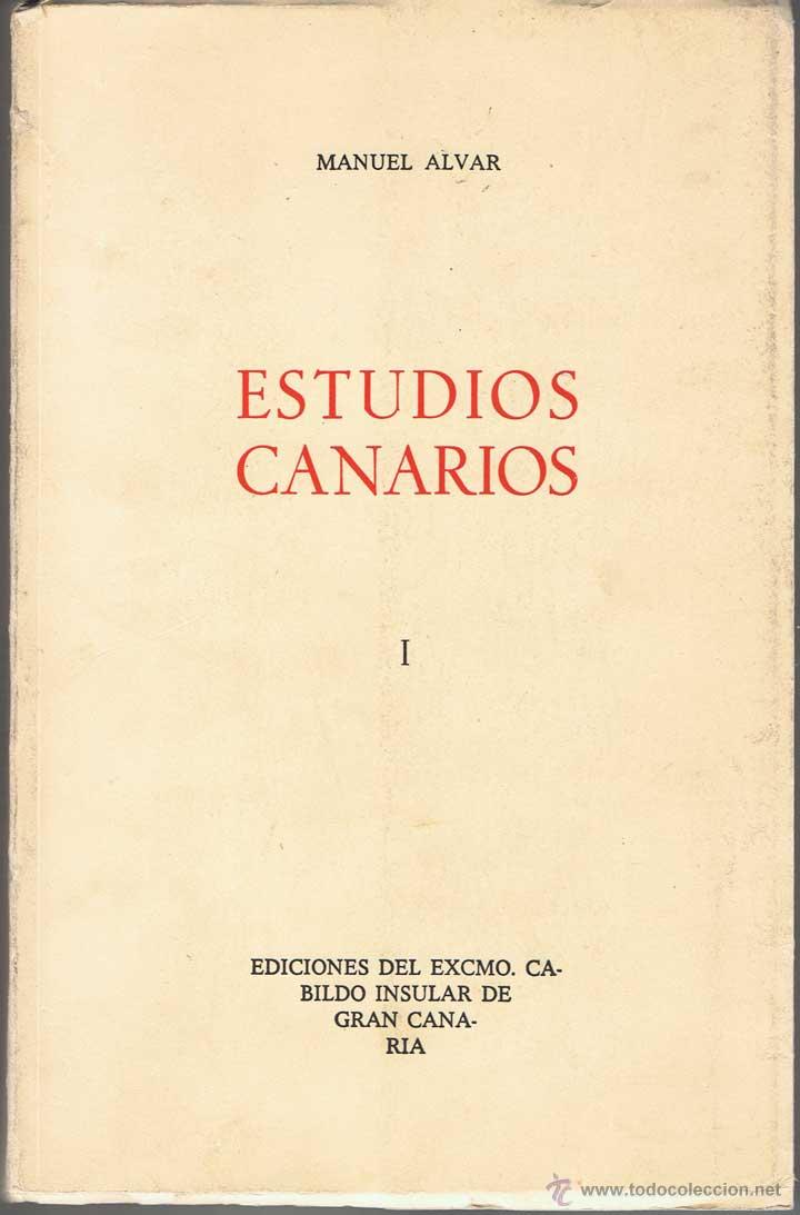 Libros de segunda mano: Estudios Canarios. Vol. I - Manuel Alvar - Foto 1
