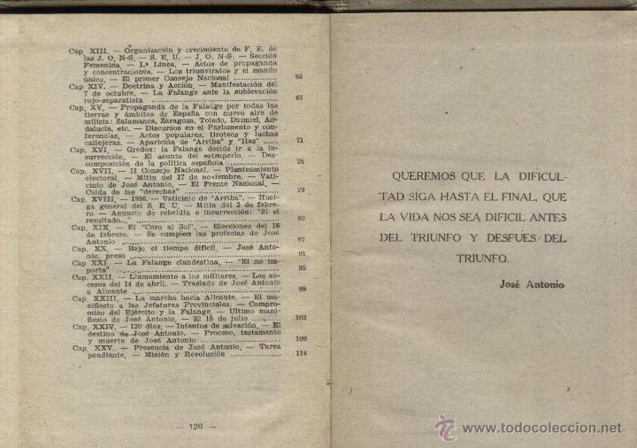 Libros de segunda mano: HISTORIA DE LA FALANGE, - Foto 3