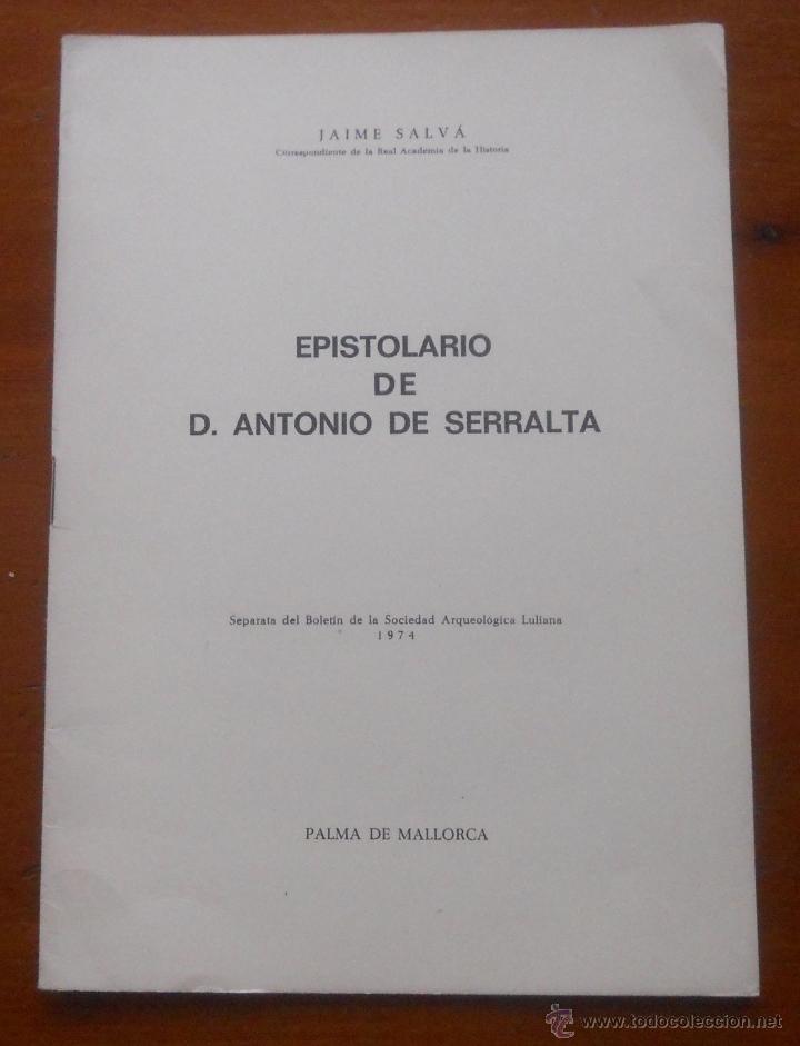 Libros de segunda mano: Epistolario de Antonio de Peralta - Foto 1