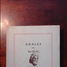 Libros de segunda mano: ANALES DEL INSTITUTO DE ESTUDIOS AMPURDANESES .FIGUERES -VOL.I -AÑO 1959. Lote 54768788