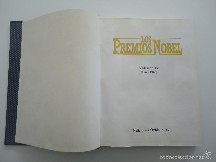 Libros de segunda mano: Libro Los Premios Nobel (volumen 4) 1949-1966 - Foto 2