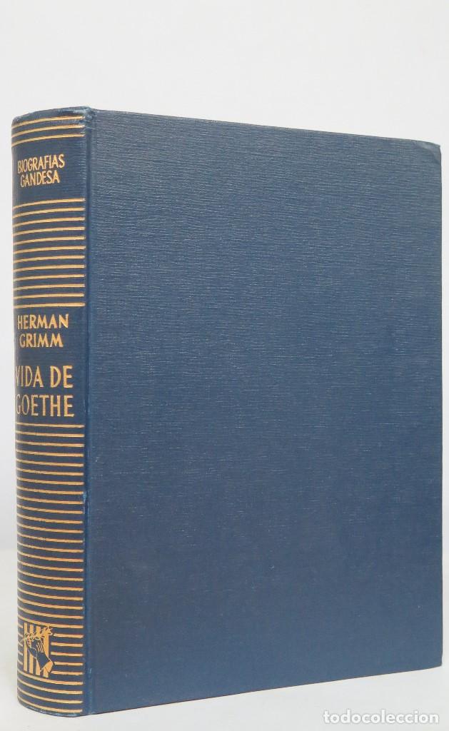Libros de segunda mano: VIDA DE GOETHE. HERMAN GRIMM. ED. MEXICO - Foto 1