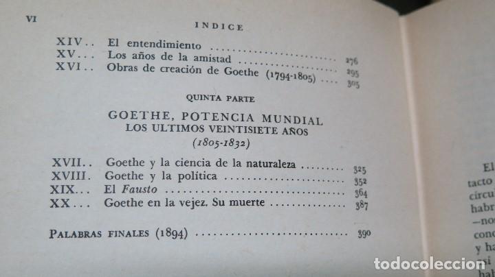 Libros de segunda mano: VIDA DE GOETHE. HERMAN GRIMM. ED. MEXICO - Foto 5