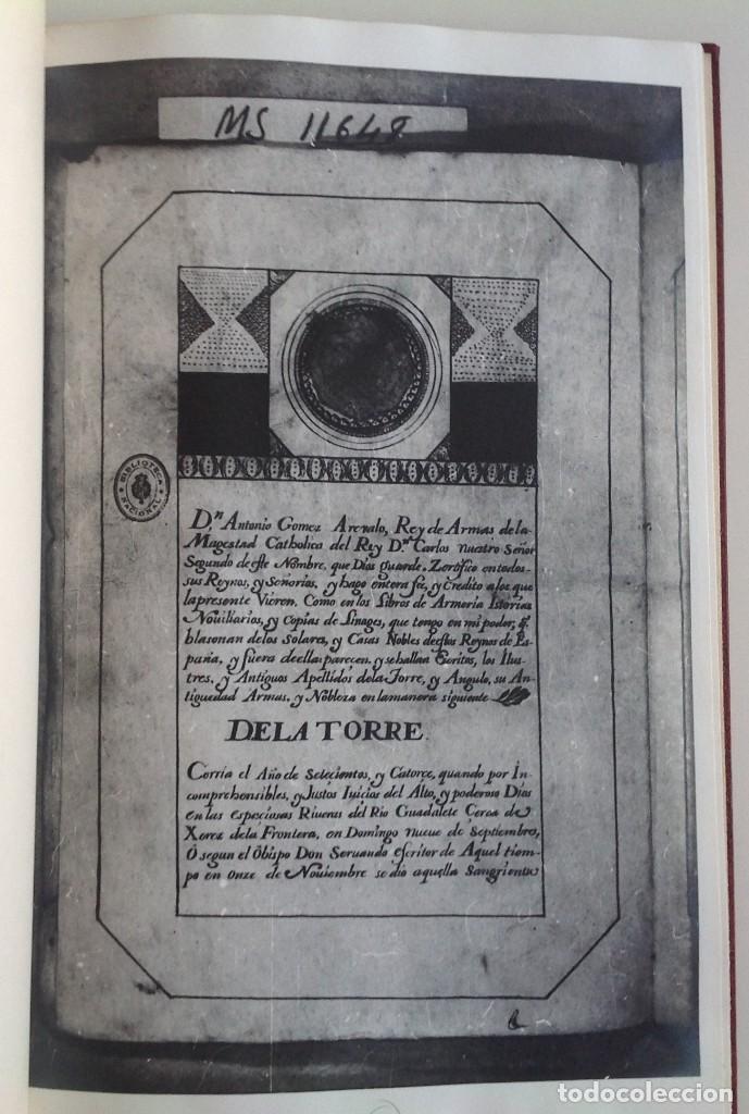 Livros em segunda m&atilde;o: 1697 linajes de la Torre y Angulo * antiguedad Armas y nobleza * copia mecanica manuscrito BN 1940&acute;s
