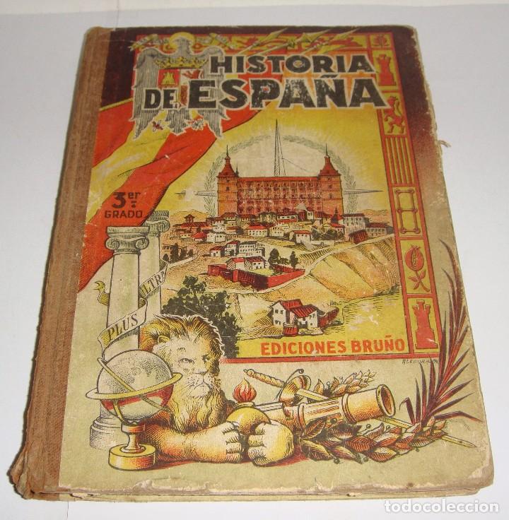 Libros de segunda mano: Historia de Espa&ntilde;a. Tercer Grado. Ediciones Bru&ntilde;o - Foto 1