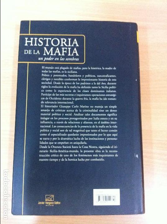 Libros de segunda mano: HISTORIA DE LA MAFIA - UN PODER EN LAS SOMBRAS, DE G. C. MARINO. EDICIONES B, 1&ordf; ED. 2002 - Foto 4