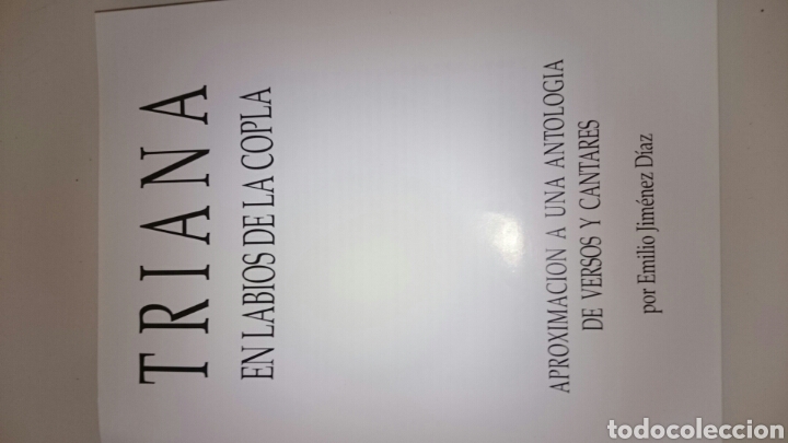 Libros de segunda mano: TRIANA EN LOS LABIOS DE LA COPLA - Foto 2
