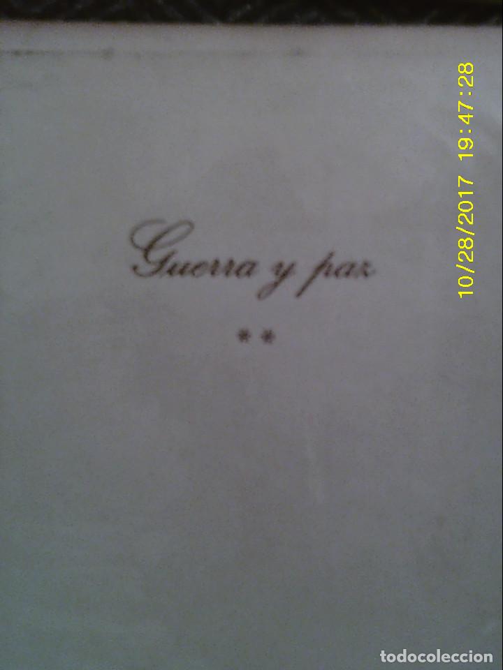 Libros de segunda mano: LIBRO N&ordm;953 GUERRA Y PAZ - Foto 1