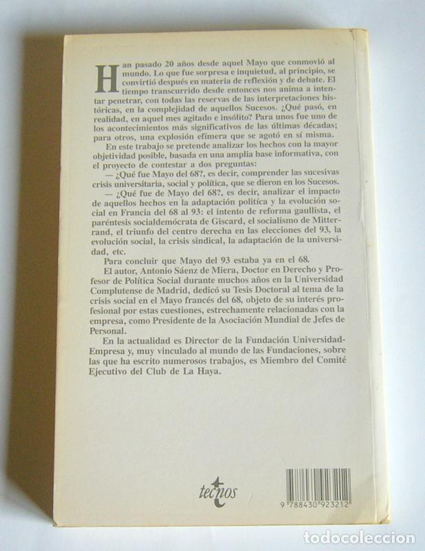 Libros de segunda mano: EL MAYO FRANCES - ANTONIO SAENZ DE MIERA - Foto 2