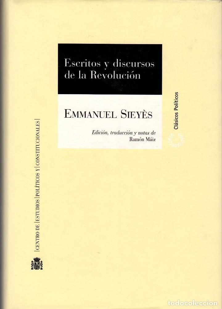 Libros de segunda mano: ESCRITOS Y DISCURSOS DE LA REVOLUCI&Oacute;N / E. SIEY&Egrave;S - Foto 1
