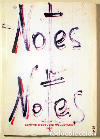 Libros de segunda mano: NOTES. Volum 10 - Mollet del Vall&egrave;s 1996 - Foto 1