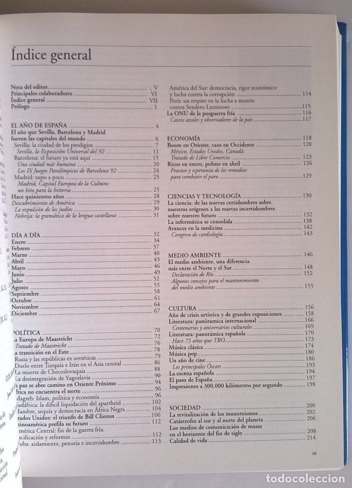 Libros de segunda mano: Libro del a&ntilde;o 1992, Salvat - Foto 3