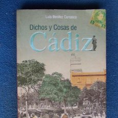 Libri di seconda mano: DICHOS Y COSAS DE CADIZ 