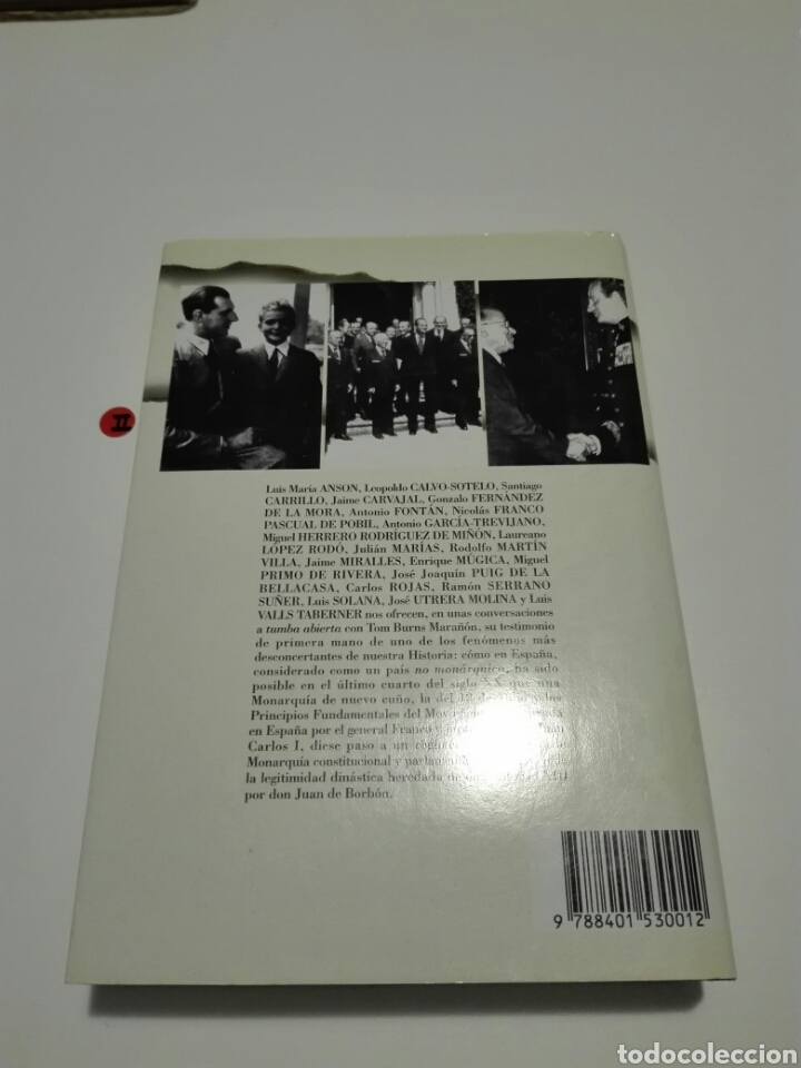 Libros de segunda mano: CONVERSACIONES SOBRE EL REY. TOM BURNS MARA&Ntilde;ON. - Foto 2