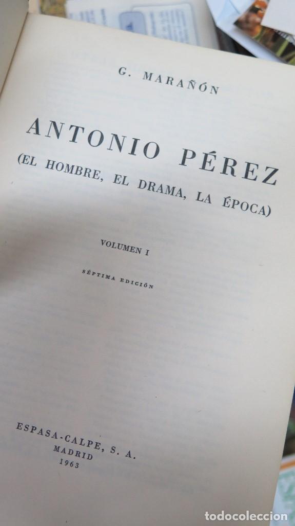 Libros de segunda mano: 1963.- ANTONIO PEREZ. MARA&Ntilde;ON. 2 TOMOS - Foto 2