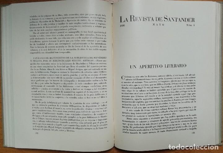 Libros de segunda mano: La Revista de Santander - Cantabria - - Foto 6