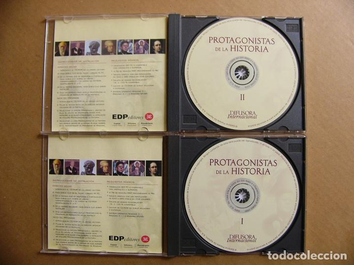 Libros de segunda mano: Complemento al libro Protagonistas de la Historia 2 CD Rom I y II - Difusora Internacional - Foto 2