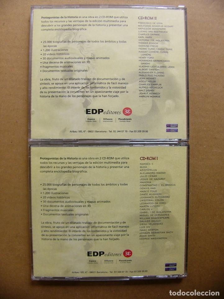 Libros de segunda mano: Complemento al libro Protagonistas de la Historia 2 CD Rom I y II - Difusora Internacional - Foto 3