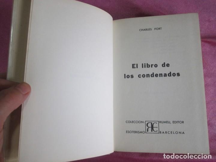 Libros de segunda mano: EL LIBRO DE LOS CONDENADOS, CHARLES FORT - Foto 2