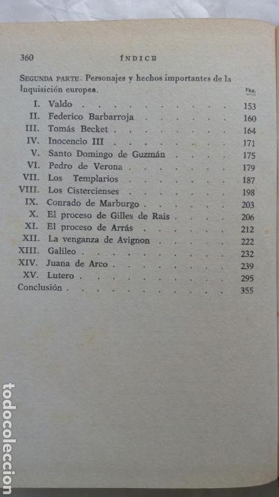 Libros de segunda mano: La Inquisici&oacute;n. (Dos vol&uacute;menes). Thomas Lower. - Foto 5