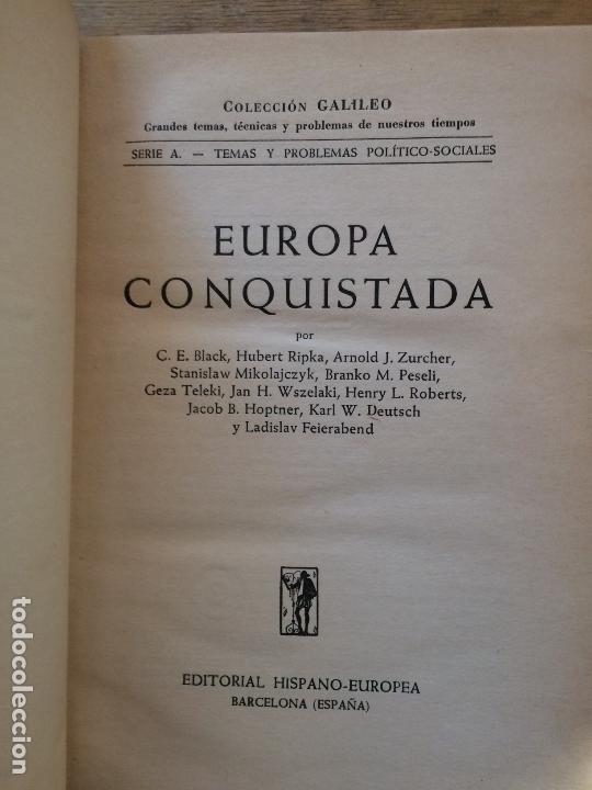 Libros de segunda mano: EUROPA CONQUISTADA. C.E. BLACK., DIRECTOR. - Foto 2